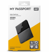 西部数据WD（My Passport）WDBYFT0040BBK 移动硬盘  4TB 2.5英寸 USB3.0，兼容USB2.0