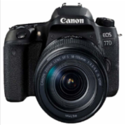 佳能(Canon）EOS-77D 照相机单反套机 18-135mm镜头（主机+16G+相机包）
