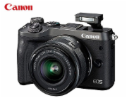 佳能/Canon EOS-M6 微单相机 15-45mm镜头（16G+相机包） 照相机