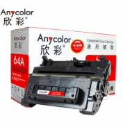 欣彩（Anycolor）CC364A\64A黑色硒鼓（专业版） (适用惠普LaserJet P4014 P4015 P4515）