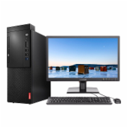 联想ThinkCentre M720e-N060台式计算机 i5-9500/8GB/128G+1TB/无光驱/2GB独显/Win10/三年保修/19.5显示器