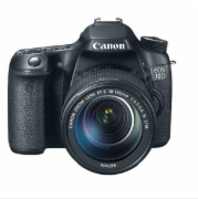 佳能 EOS-70D 单反套机 18-55mm镜头（主机+16G+相机包）照相机