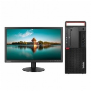 联想/LENOVO ThinkCentre M720t-D264 台式计算机 i5-9500/8G/1T+128G SSD/2G独显/21.5寸