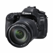 佳能/CANON EOS 80D 照相机 单反套机 （18-135mm镜头+16G+相机包）